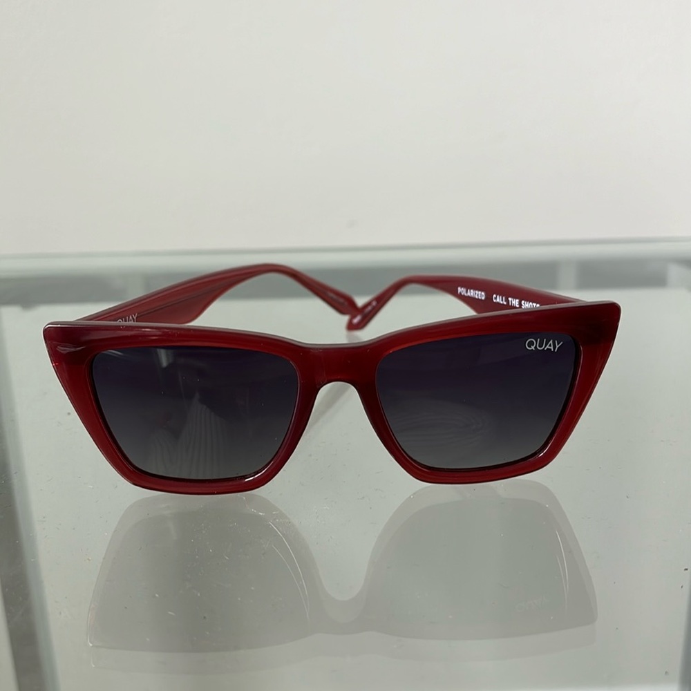 Quay Call the Shots sunglasses- polarized lenses